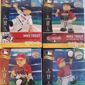 MIKE TROUT OYO ANAHEIM ANGELS MINIFIGURE FIGURE (PICK ONE) ANY BOX MLB BRAND NEW